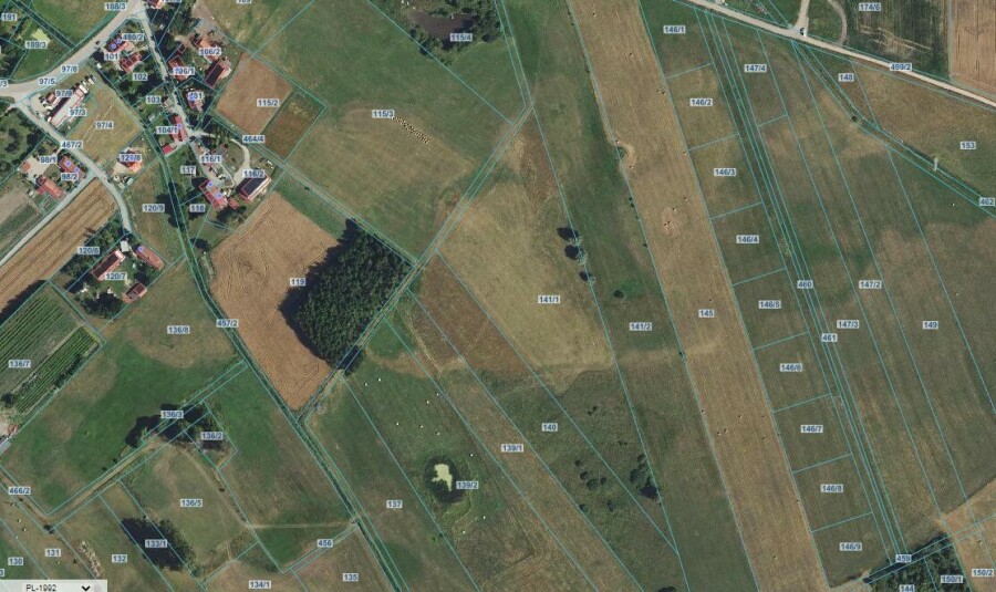 giżycki, Wydminy, Siedliska, Działka bud. Siedliska gm Wydminy