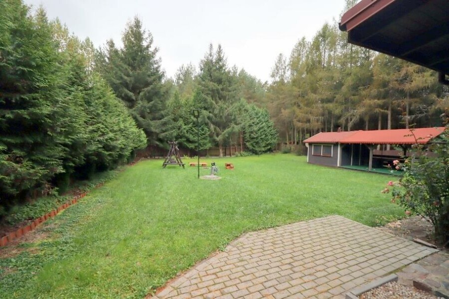 piski, Orzysz, Góra, Dom, łódź i pomost nad jeziorem Tyrkło  Góra 50 gm Orzysz
