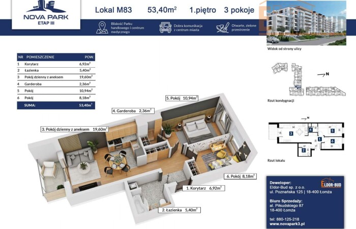 Łomża, podlaskie, Mieszkanie na sprzedaż