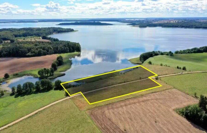 węgorzewski, Węgorzewo, Trygort, Działka bud. 2,1 ha z linią brzegową jeziora Mamry