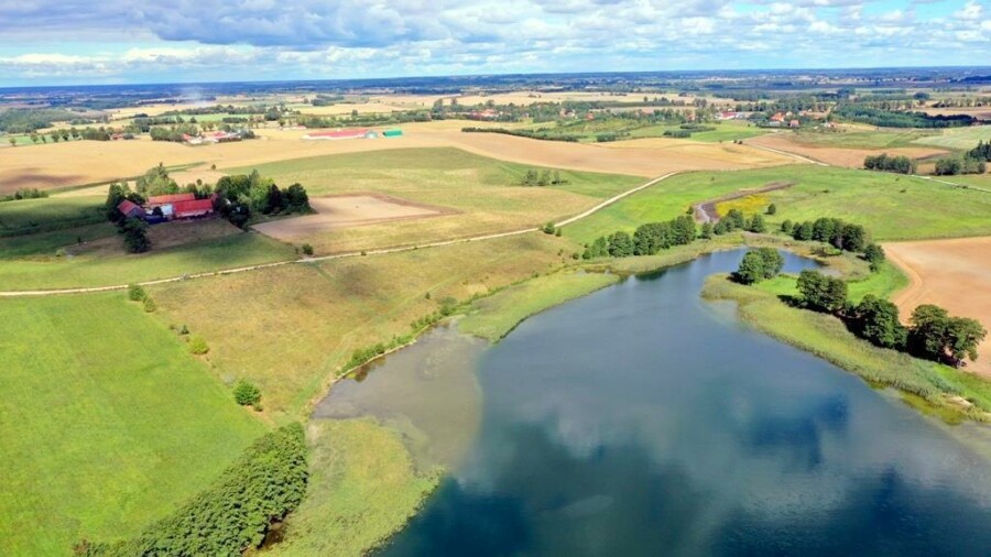 węgorzewski, Węgorzewo, Trygort, Działka bud. 2,1 ha z linią brzegową jeziora Mamry