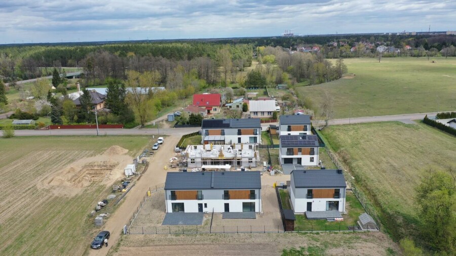 Ostrołęka, Wierzbowa, Nowoczesny dom w zabudowie bliźniaczej