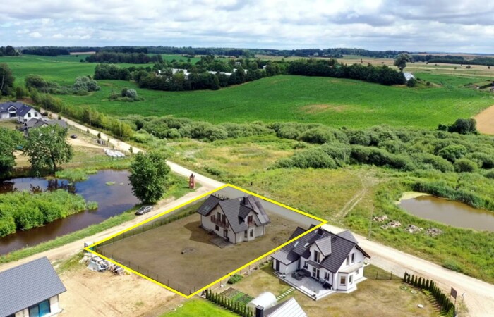 giżycki, Giżycko, Gajewo, Kasztanowa, Nowy Dom jednorodzinny Gajewo ul Kasztanowa