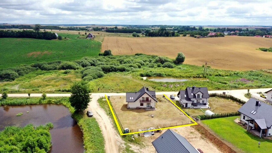 giżycki, Giżycko, Gajewo, Kasztanowa, Nowy Dom jednorodzinny Gajewo ul Kasztanowa