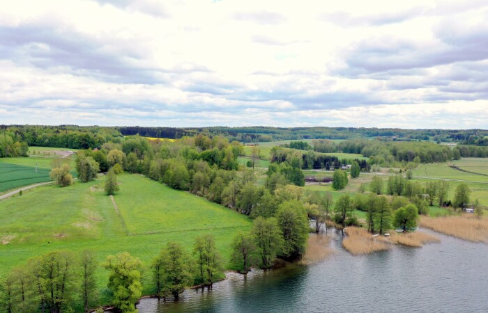 kętrzyński, Srokowo, Kaczory, Kompleks pięknych działek nad Jeziorem Rydzówka.