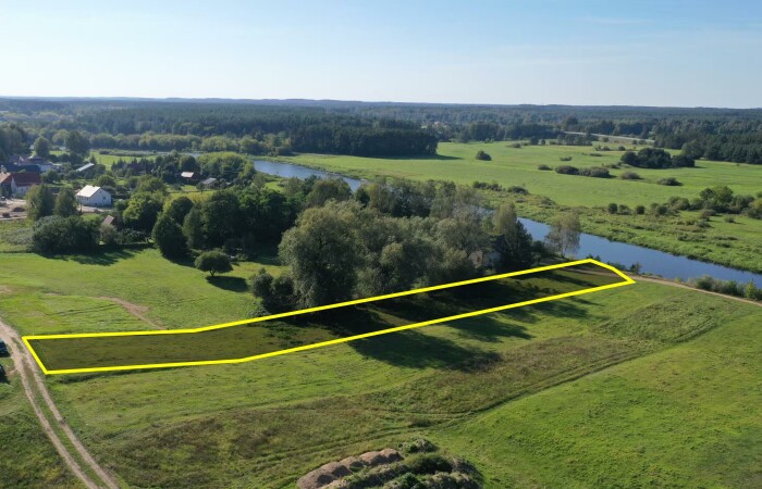 łomżyński, Nowogród, Śródpolna, Wyjątkowa działka nad Narwią