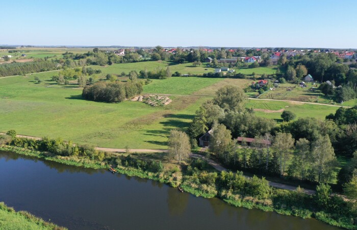 łomżyński, Nowogród, Śródpolna, Wyjątkowa działka nad Narwią