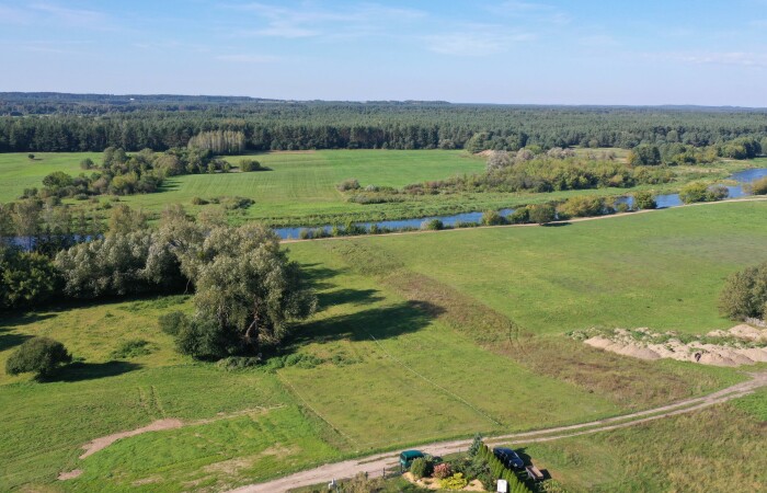 łomżyński, Nowogród, Śródpolna, Wyjątkowa działka nad Narwią