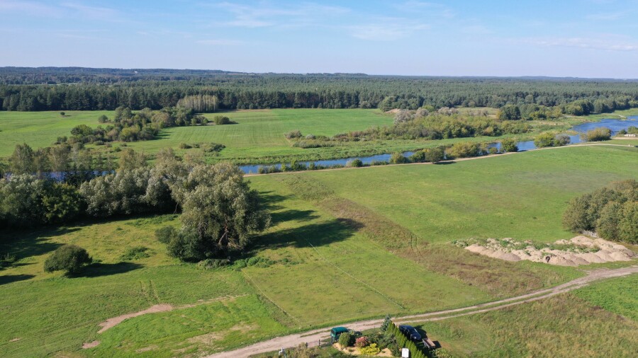 łomżyński, Nowogród, Śródpolna, Wyjątkowa działka nad Narwią