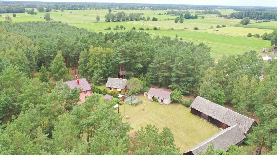 łomżyński, Zbójna, Kolonia Suchy Borek, Zielona enklawa w otulinie lasów