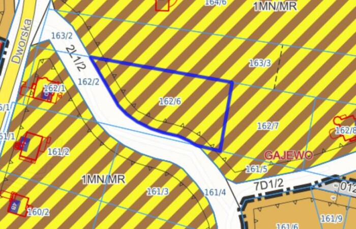 giżycki, Giżycko, Gajewo, Gajewo - duża działka budowlana