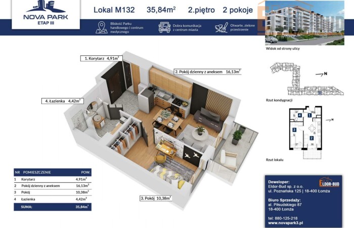 podlaskie, Łomża, MIeszkanie w atrakcyjnej lokalizacji M-132