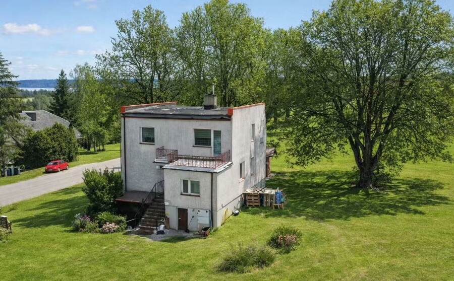 mrągowski, Mikołajki, Jora Wielka, Dom,  zabudowania nad jeziorem Tałty