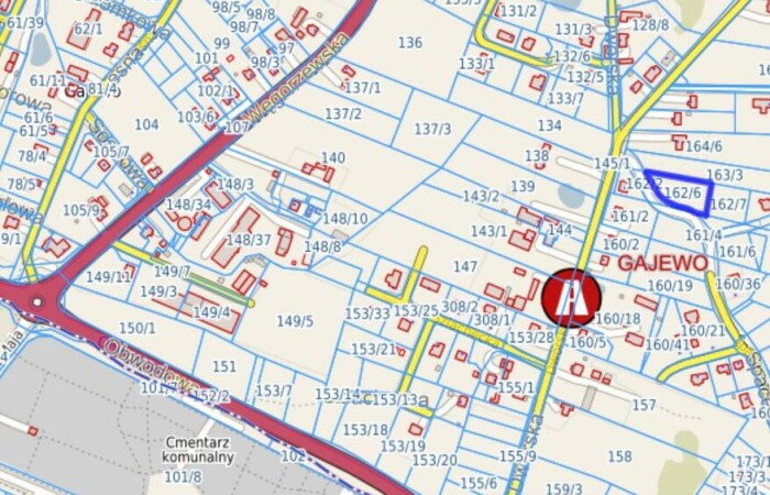 giżycki, Giżycko, Gajewo, Działka nieopodal Lasu Miejskiego - ul. Dworska