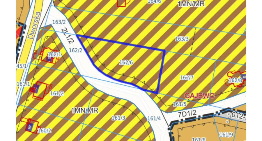giżycki, Giżycko, Gajewo, Działka nieopodal Lasu Miejskiego - ul. Dworska