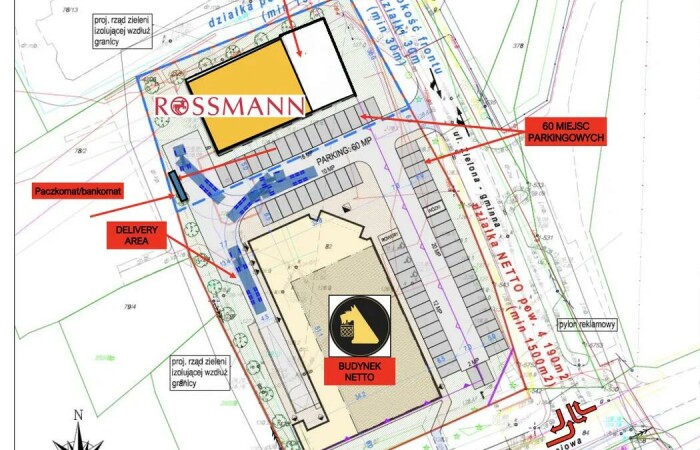 giżycki, Ryn, Zielona, Do wynajęcia lokal usługowo-handlowy – Ryn, ul. Zielona 2