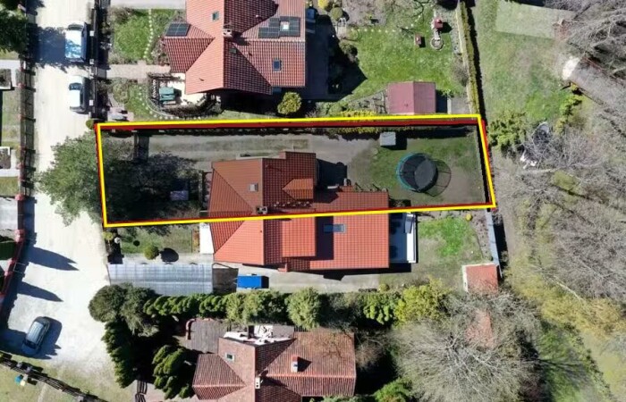węgorzewski, Węgorzewo, Kolonia Rybacka, Nad Święcajtami, Na sprzedaż 1/2 domu w zabudowie bliźniaczej – 80 m od jeziora Święcajty | Szlak Wielkich Jezior Maz