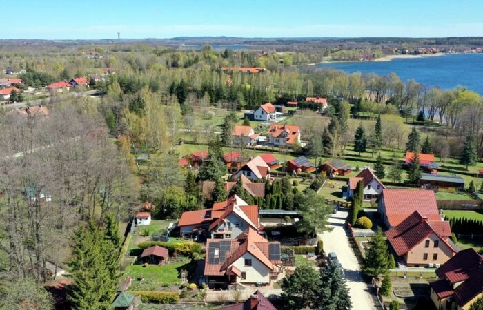 węgorzewski, Węgorzewo, Kolonia Rybacka, Nad Święcajtami, Na sprzedaż 1/2 domu w zabudowie bliźniaczej – 80 m od jeziora Święcajty | Szlak Wielkich Jezior Maz