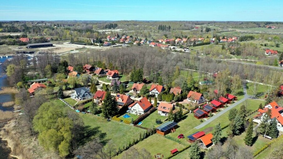 węgorzewski, Węgorzewo, Kolonia Rybacka, Nad Święcajtami, Na sprzedaż 1/2 domu w zabudowie bliźniaczej – 80 m od jeziora Święcajty | Szlak Wielkich Jezior Maz
