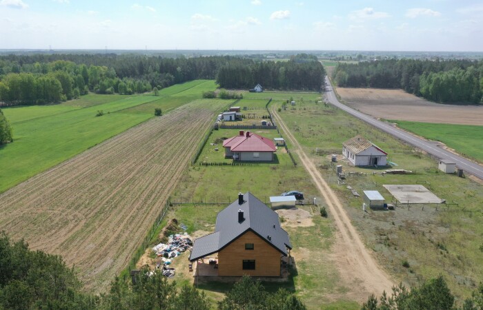 ostrołęcki, Czerwin, Jarnuty, Działka w Jarnutach, 10 minut od Ostrołęki, miejsce na wymarzony domek