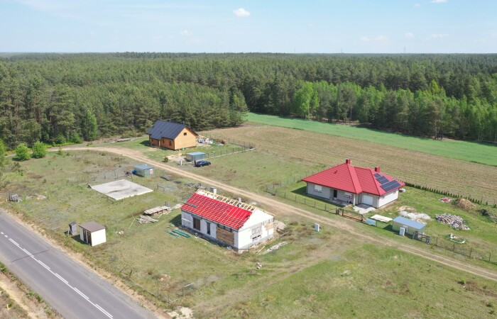 ostrołęcki, Czerwin, Jarnuty, Działka w Jarnutach, 10 minut od Ostrołęki, miejsce na wymarzony domek