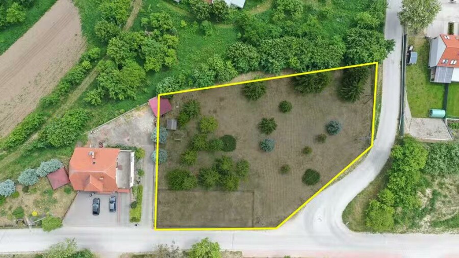 giżycki, Giżycko, Gajewo, Leśna, Na sprzedaż działka budowlana 2380 m² – Gajewo, ul. Leśna