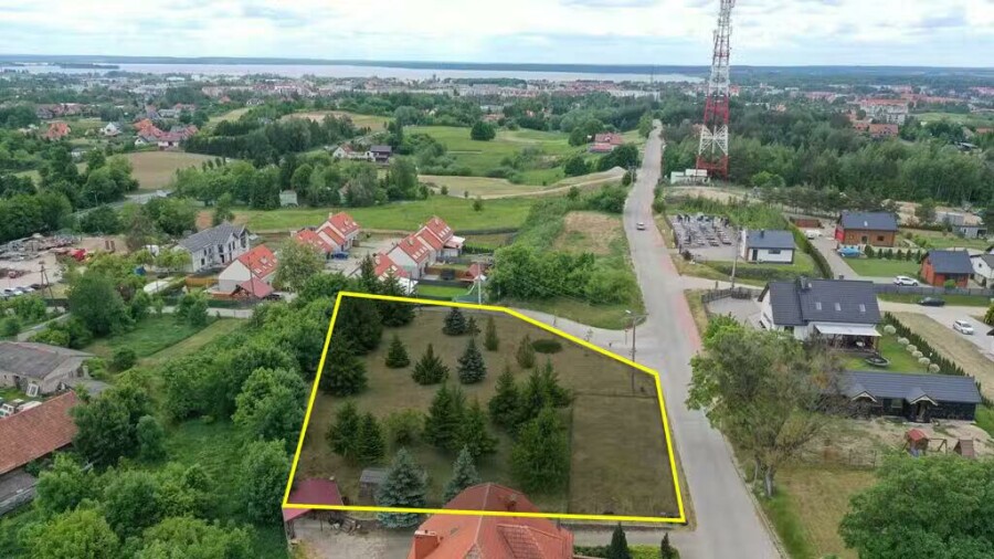 giżycki, Giżycko, Gajewo, Leśna, Na sprzedaż działka budowlana 2380 m² – Gajewo, ul. Leśna