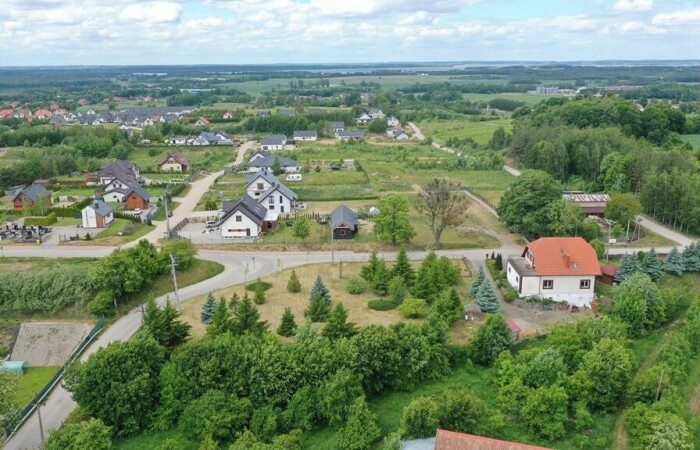 giżycki, Giżycko, Gajewo, Leśna, Na sprzedaż działka budowlana 2380 m² – Gajewo, ul. Leśna