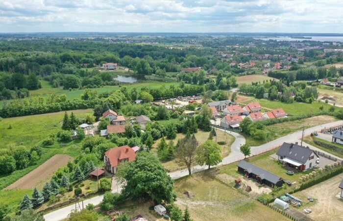 giżycki, Giżycko, Gajewo, Leśna, Na sprzedaż działka budowlana 2380 m² – Gajewo, ul. Leśna