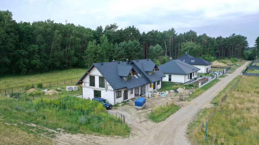 ostrołęcki, Rzekuń, Dzbenin, Letnia, Wysokiej jakości dom w Dzbeninie pod lasem