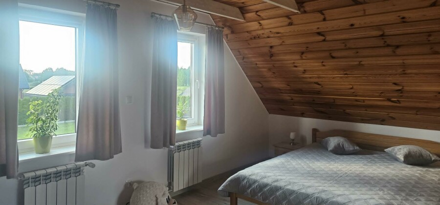 ostrołęcki, Myszyniec, Mazurska, Uroczy nowy dom z kominkiem  na Kurpiach