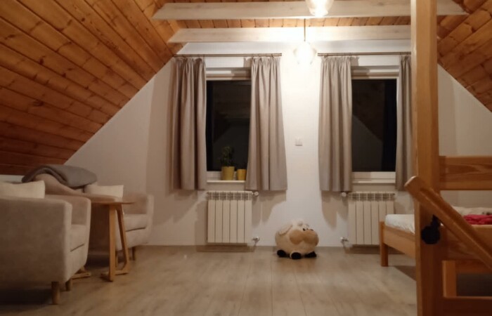 ostrołęcki, Myszyniec, Mazurska, Uroczy nowy dom z kominkiem  na Kurpiach