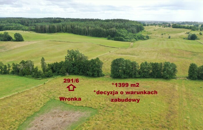 Wronka, Giżycko, Działka na sprzedaż