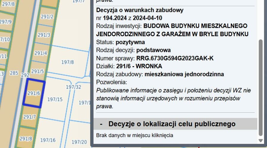 giżycki, Giżycko, Wronka, Działka budowlana  Mazury – Wronka, 1400 m2 , warunki zabudowy