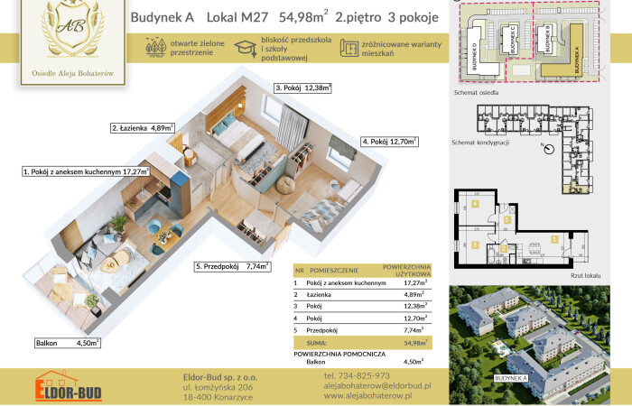 ostrowski, Ostrów Mazowiecka, płk. Dyplomowanego Ludwika Bociańskiego, Słoneczne 3 pokoje z balkonem! Promocja!!!
