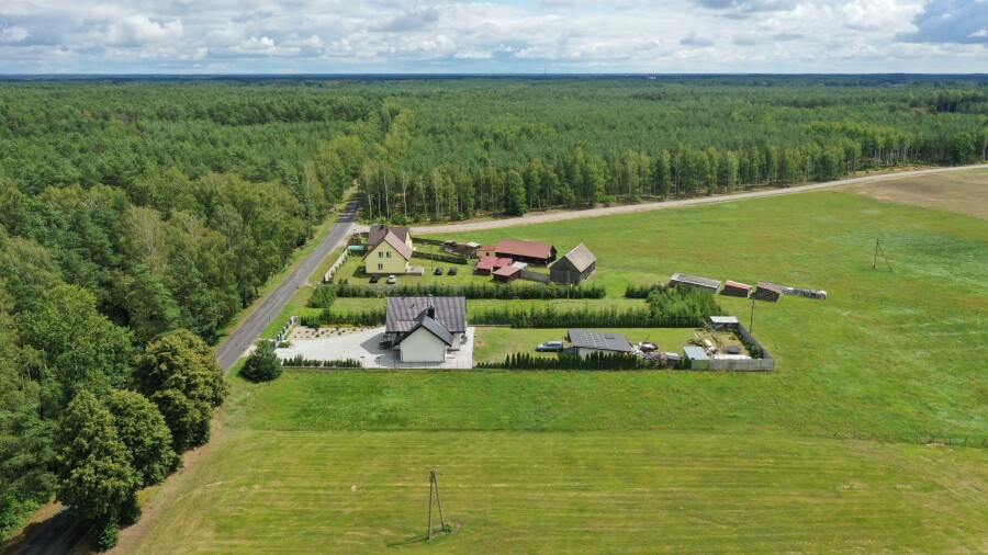 ostrołęcki, Kadzidło, Działka z widokiem na las, 1810m2 w Kadzidle