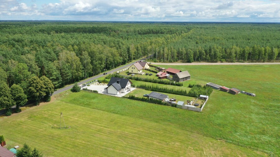 ostrołęcki, Kadzidło, Działka z widokiem na las, 1810m2 w Kadzidle