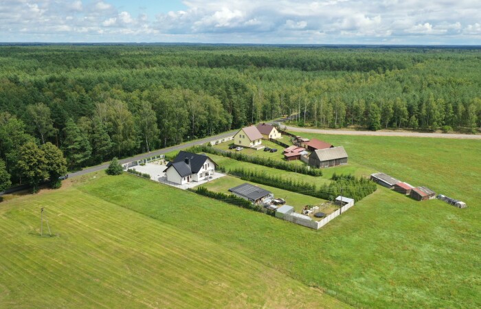 ostrołęcki, Kadzidło, Działka z widokiem na las, 1810m2 w Kadzidle