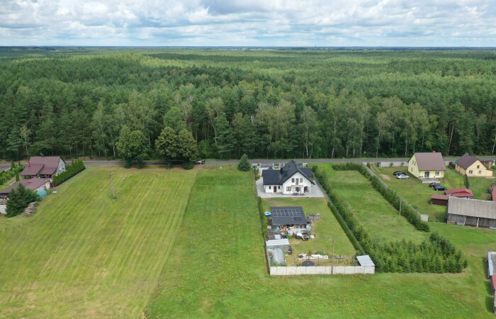 ostrołęcki, Kadzidło, Działka z widokiem na las, 1810m2 w Kadzidle