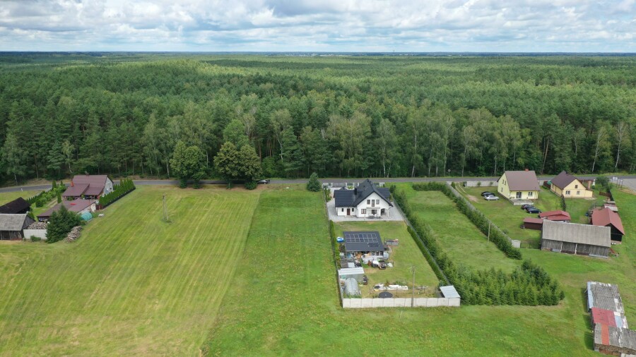 ostrołęcki, Kadzidło, Działka z widokiem na las, 1810m2 w Kadzidle