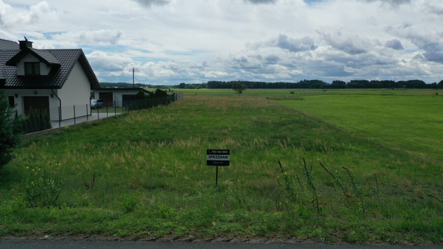 ostrołęcki, Kadzidło, Działka z widokiem na las, 1810m2 w Kadzidle