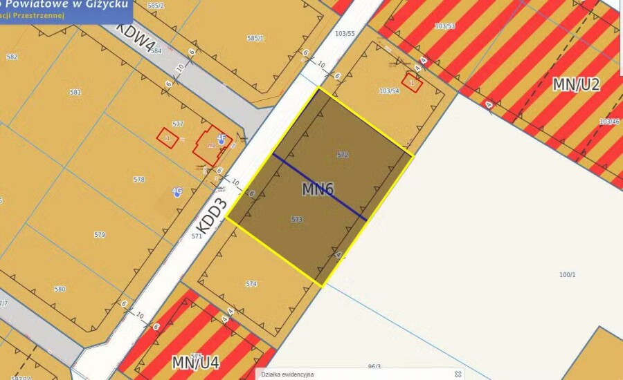 giżycki, Giżycko, Bogaczewo, Działki bud. Bogaczewo gm Giżycko