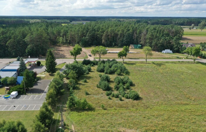 ostrołęcki, Goworowo, Damięty, Duża działka pod zabudowę mieszkalno-usługową