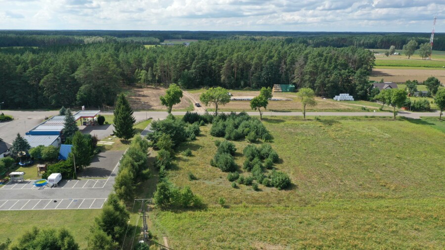 ostrołęcki, Goworowo, Damięty, Duża działka pod zabudowę mieszkalno-usługową