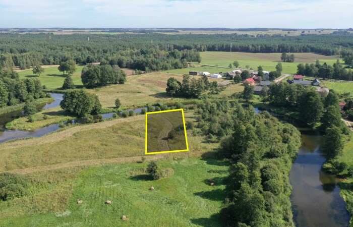 łomżyński, Zbójna, Jurki, Łąka z dostępem do rzeki Pisy | Super Okazja - tylko 49.000 zł