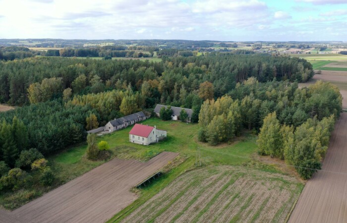 łomżyński, Przytuły, Kubra-Przebudówka, Siedlisko otoczone lasem z dużą działką niedaleko Biebrzańskiego PN