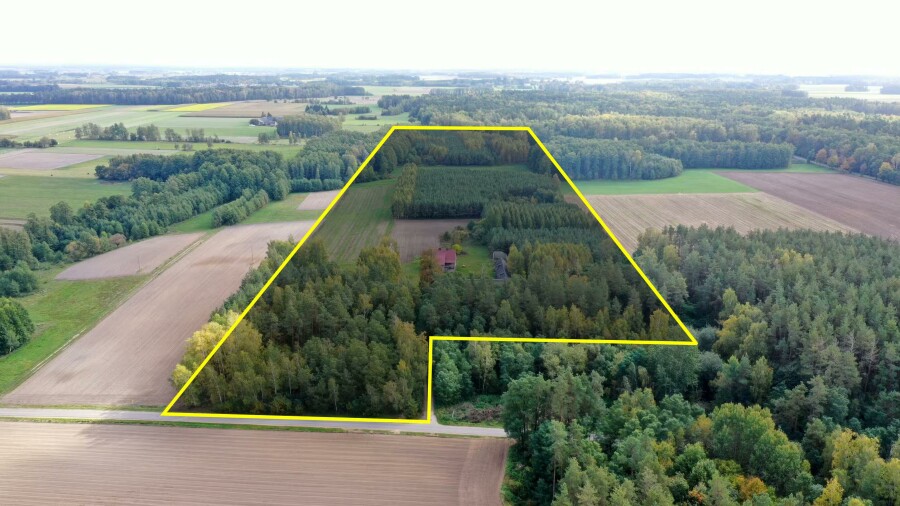 łomżyński, Przytuły, Kubra-Przebudówka, Siedlisko otoczone lasem z dużą działką niedaleko Biebrzańskiego PN
